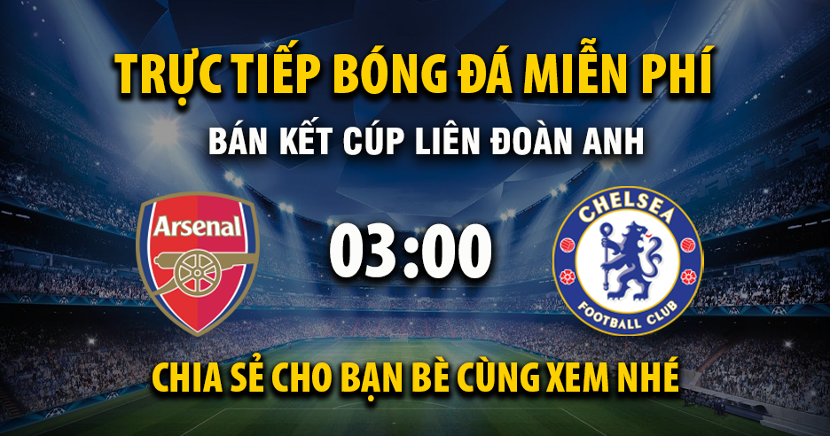 Arsenal vs Chelsea 경기 안내 이미지